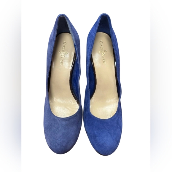 Cole Haan Nike Air NWT Mariela Air Pump Heel Cobalt Blue Size 6B - Picture 5 of 7